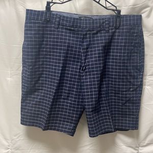 Banana Republic navy windowpane shorts size 36